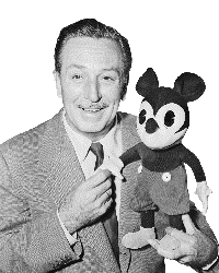 Mickey Mouse and Walt